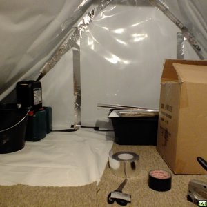 Attic grow room