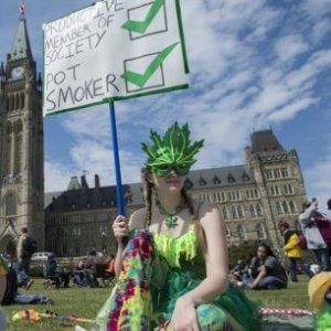 Pot Prohibition Rally in Seattle