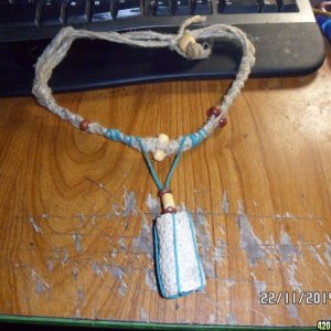 A hemp necklace I made