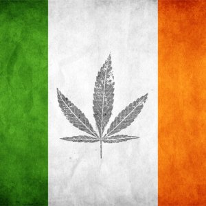 Ireland Marijuana Cannabis Flag