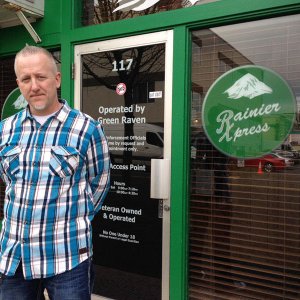 Man outside Dispensary