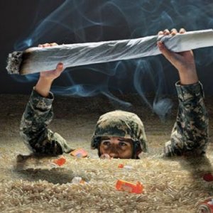 soldier with joint