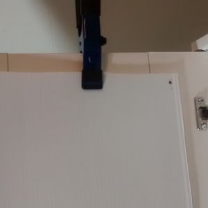 Closet Design - clamping and attaching plastic sheet