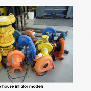 Bouncy house inflator models