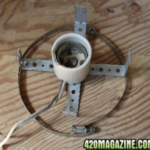 DIY light bracket