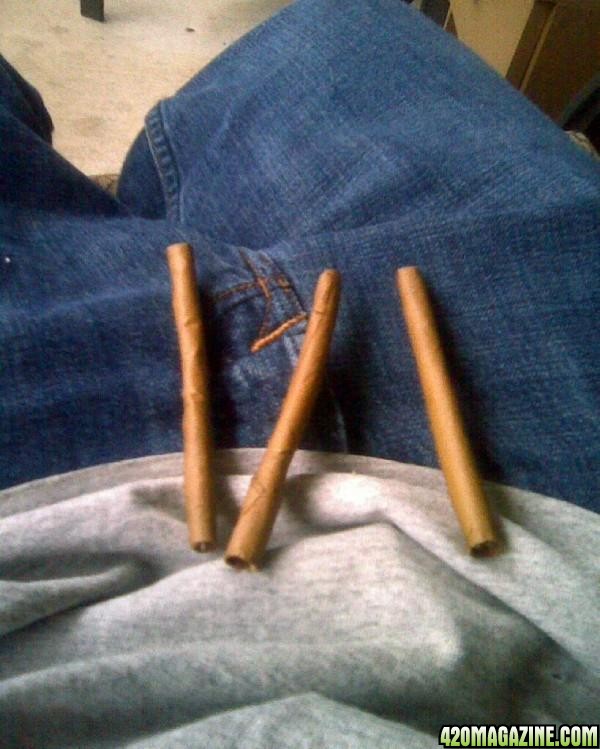 1st blunts i ever rolled