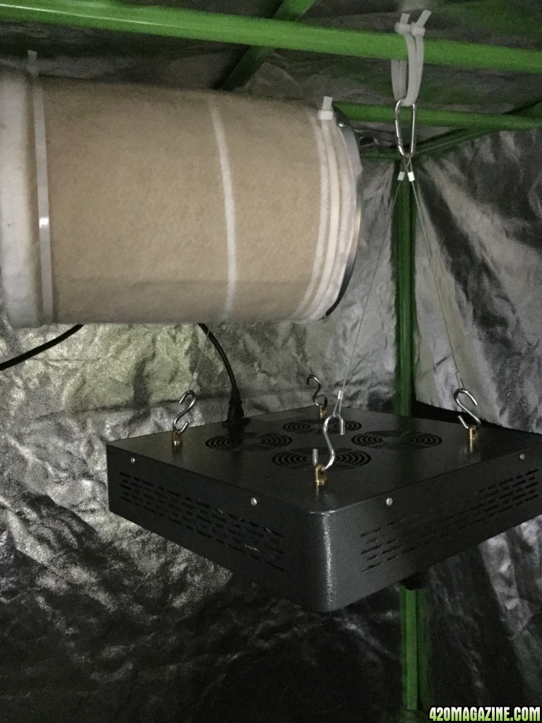 4x4 Fusion Hut w/900 Watt Mars II Hydro LED