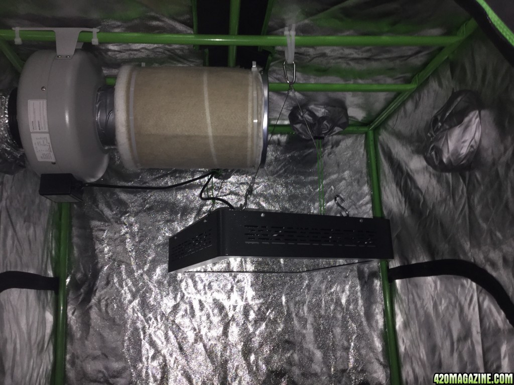 4x4 Fusion Hut w/900 Watt Mars II Hydro LED