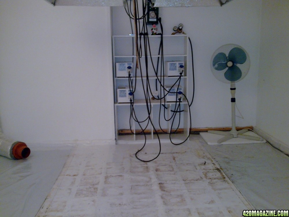 A Gardener's Empty Grow Room /Before