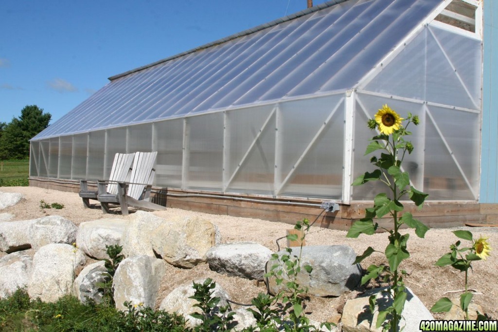 Active Solar Greenhouse 16x48