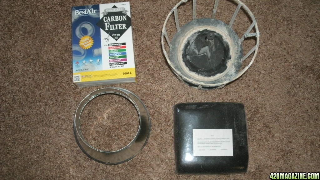 Air cleaner parts