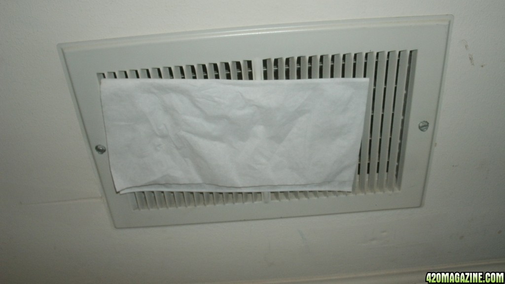 Air cleaner working