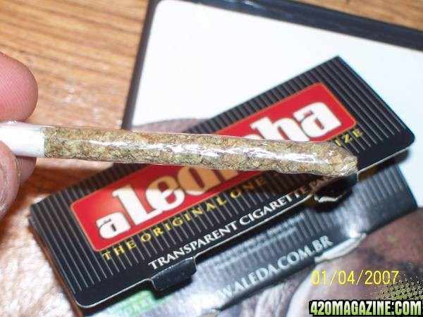 aLedinha transparent paper doobie