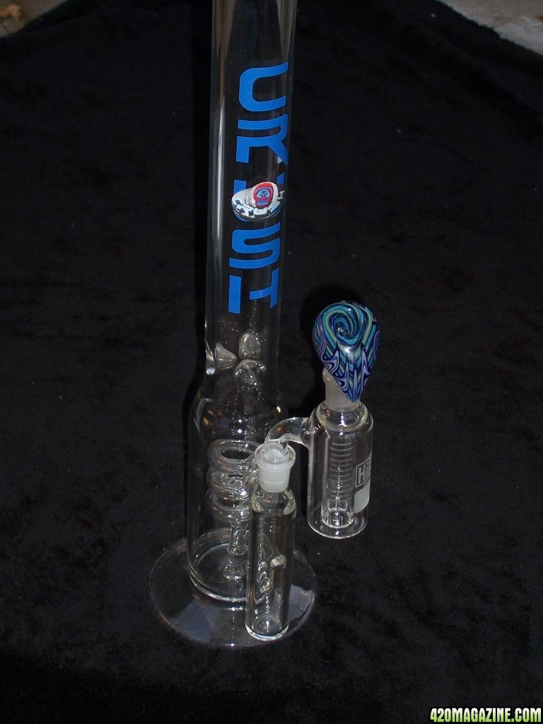 Blue Crush w/ HISI Ash Catcher &amp; Custom Layered Bowl