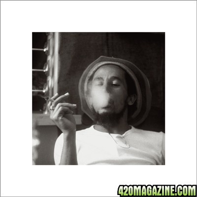 Bob Marley Smoking Weed