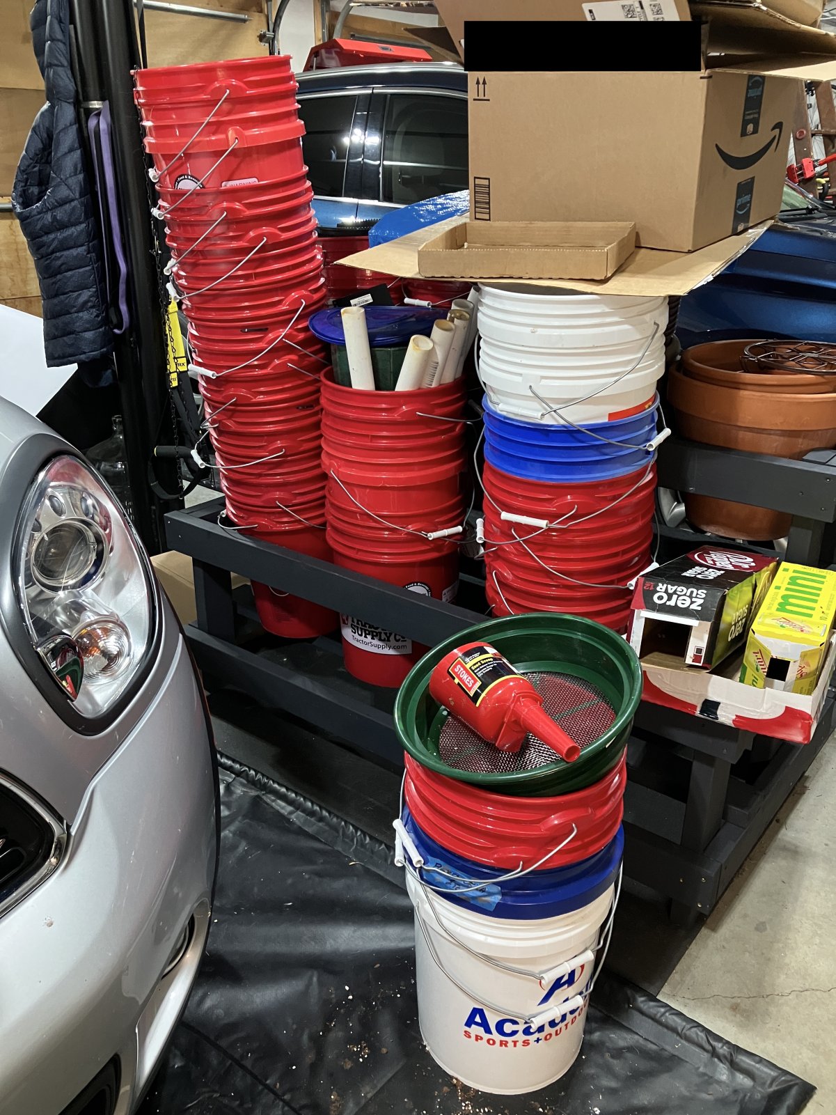 Buckets in the Garage.JPG