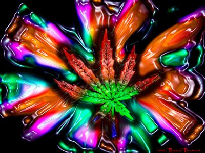 Cannabis Leaf Art