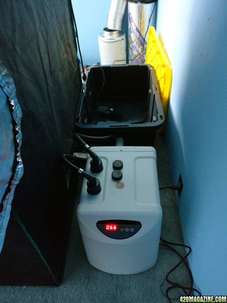 Chiller installed