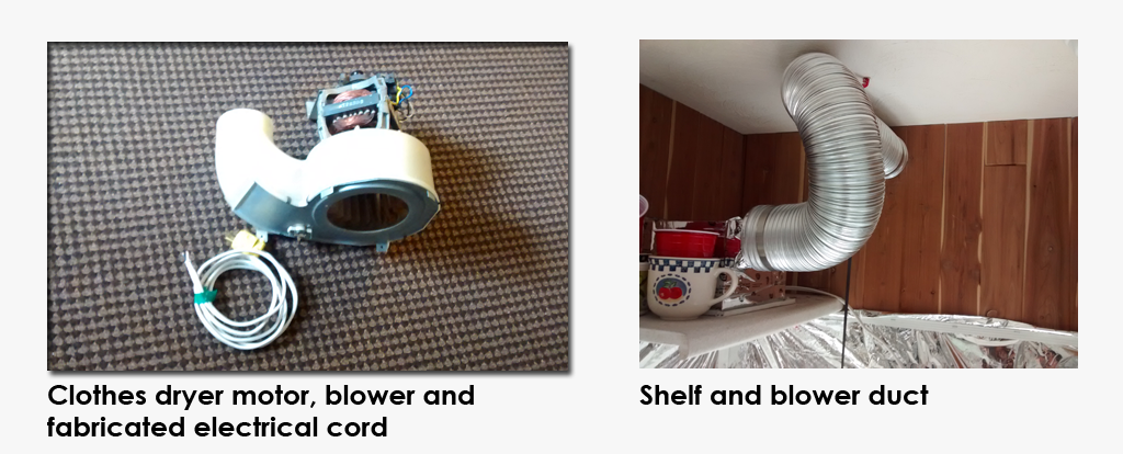 Clothes dryer blower and duct