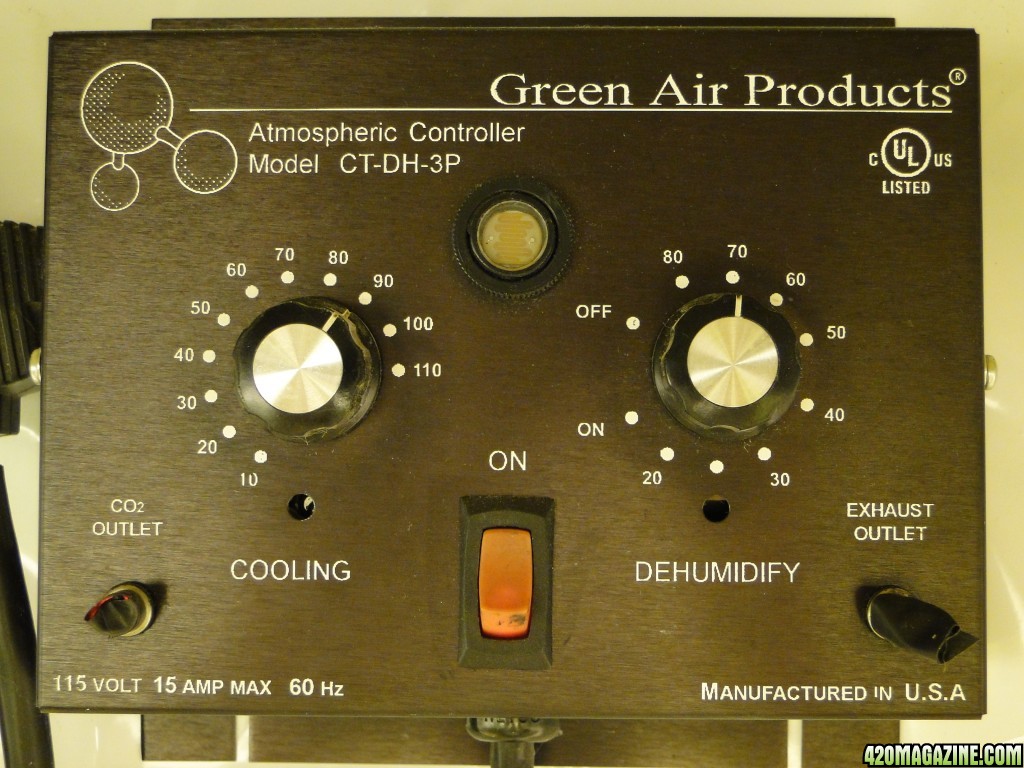 CO2/Temp. Meter and Green Air Equipment