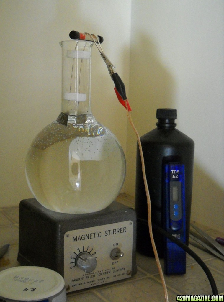 Colloidal silver setup