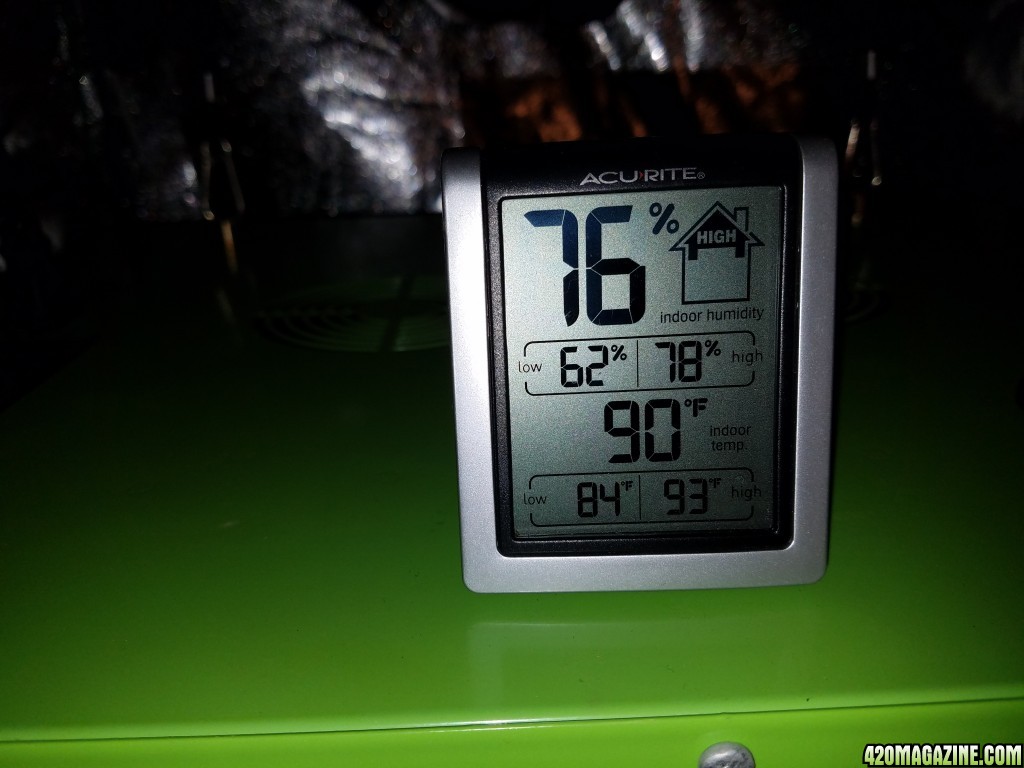 current RH and Temp