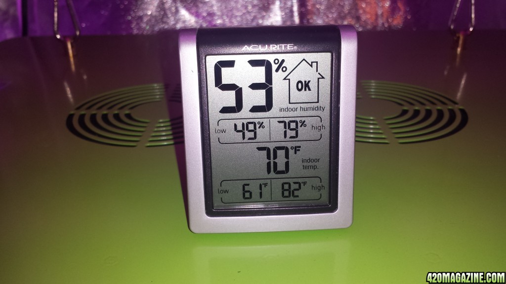 current temp and RH