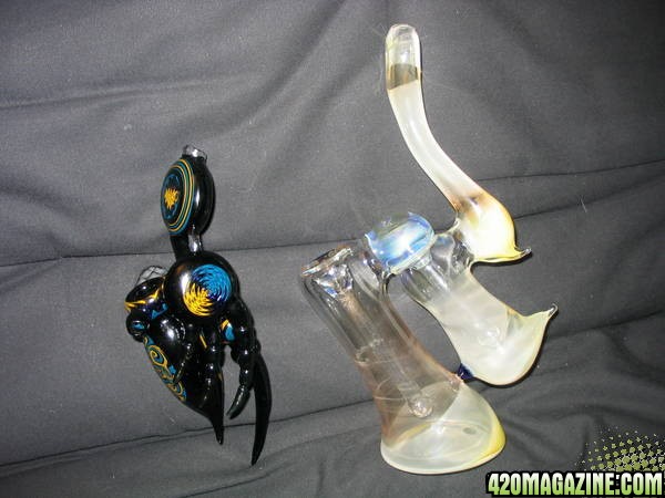 Custom blown Double Perk and Fro Sherlock