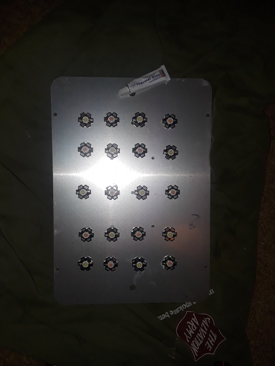 DIY spacebucket light panel