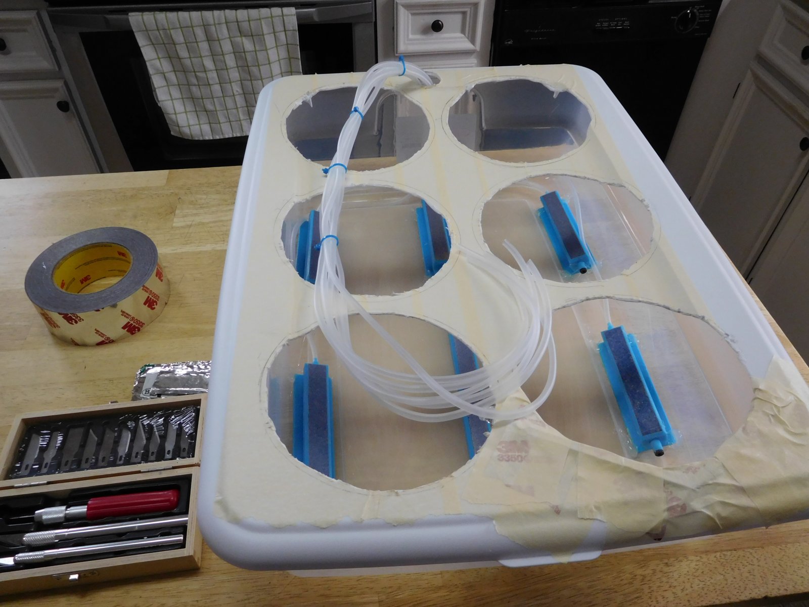 diy tuperware 6x6in net pots pre tray (2).JPG