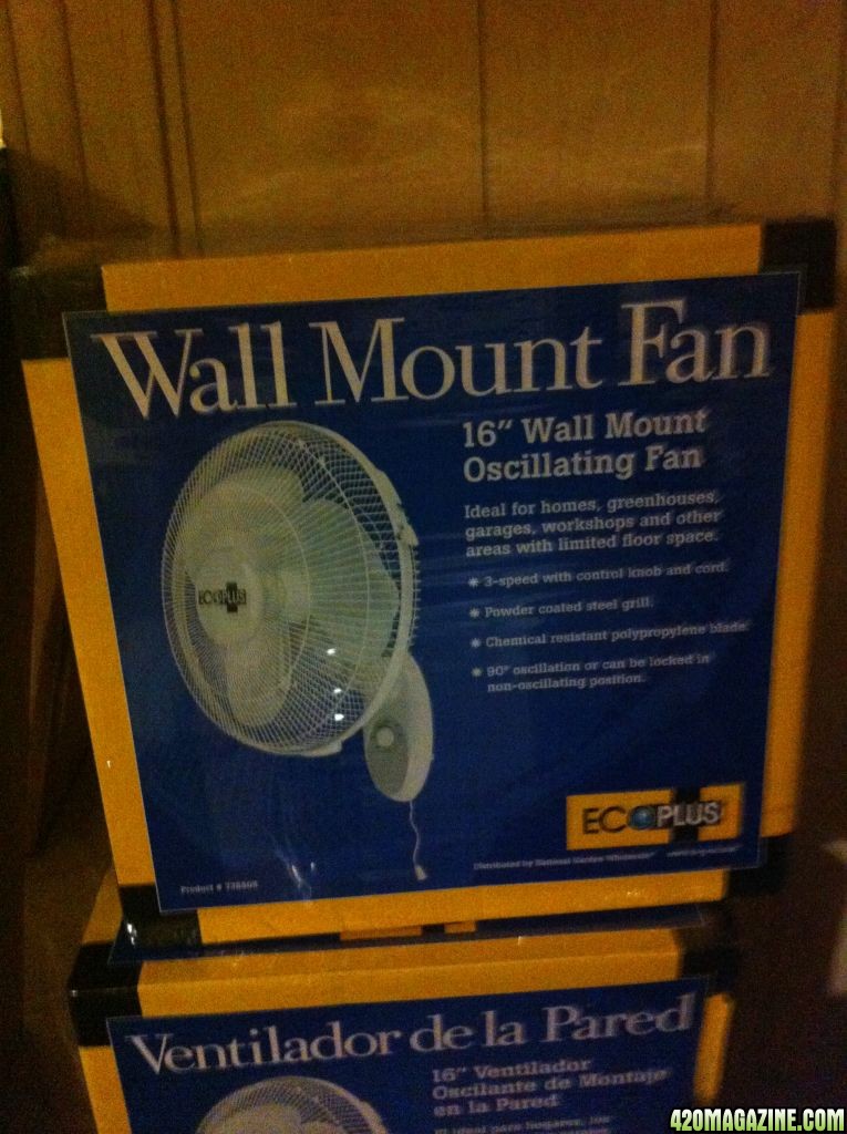 EcoPlus 16&quot; Wall Mount Fan