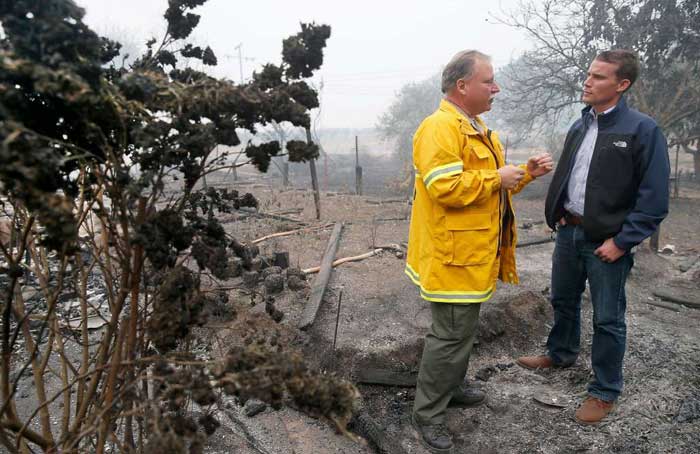 Fire Burnt Out Crop - Paul Chinn