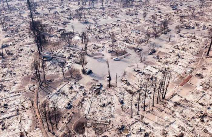 Fire Devastation - Getty