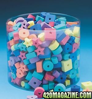 Foam or neoprene beads