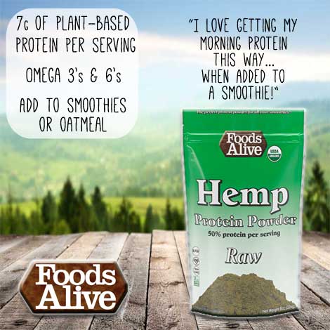 Foods Alive Organic Hemp Food