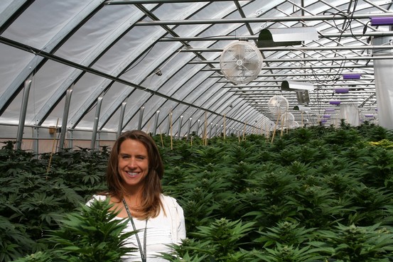 Genifer Murray of CannLabs, a marijuana-testing company CannLabs