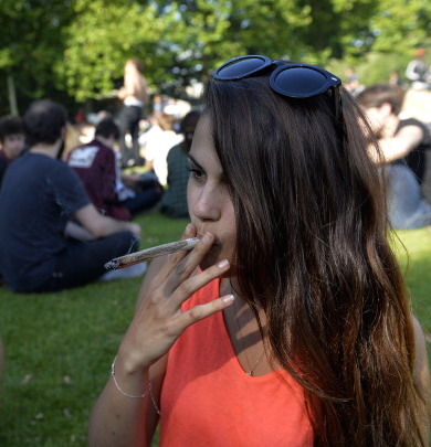 Girl Smoking