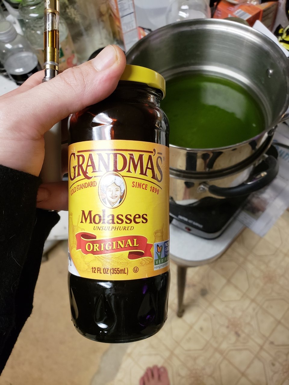 Grandmas unsulphered non gmo organic molasses