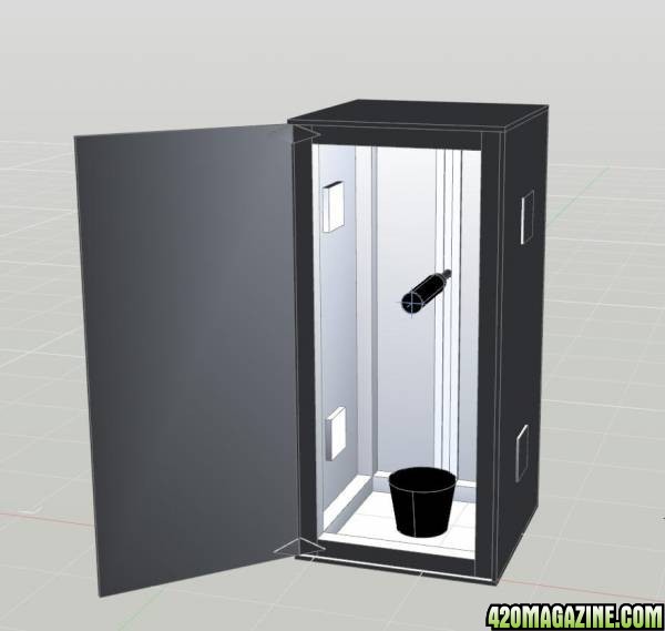 Grow box rendering