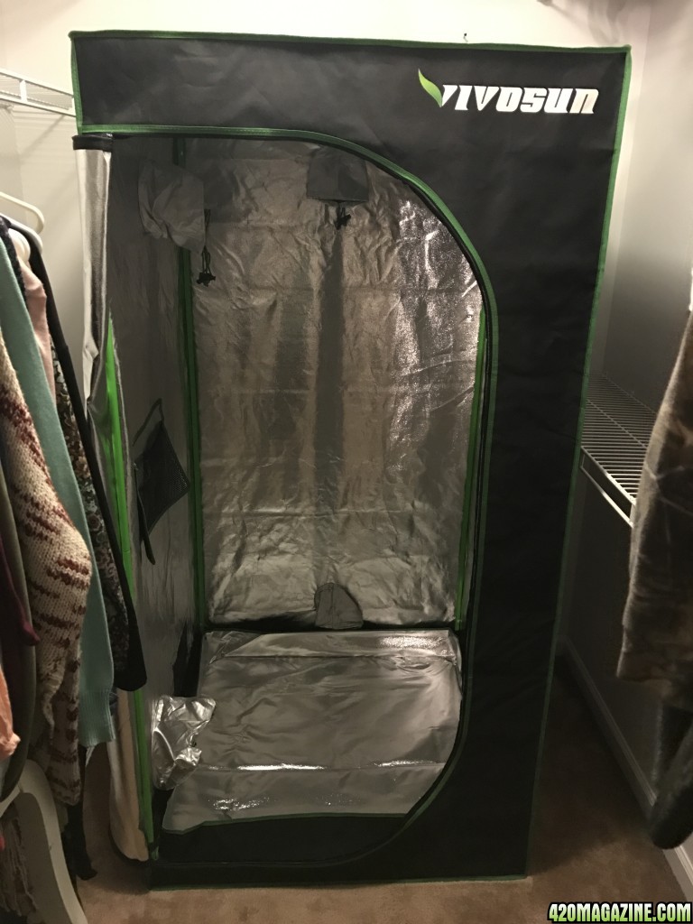 Grow room startup