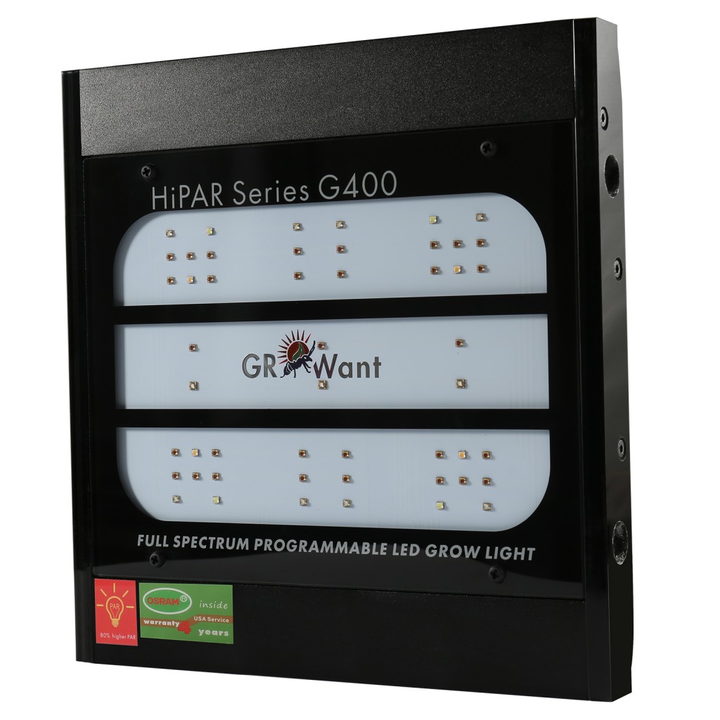 GROWant G5-HiPAR Series 400Watt Aluminum LED Grow Light OSRAM Horticulture 