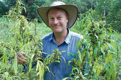 Hemp researcher and grower Keith Bolton