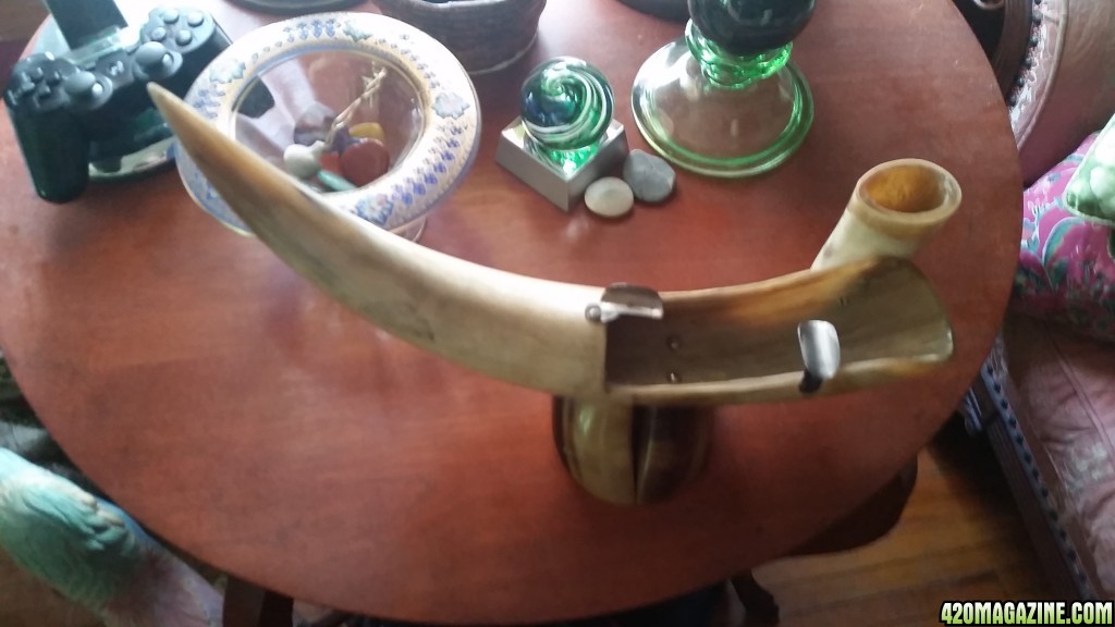 Horn and hooves ashtray