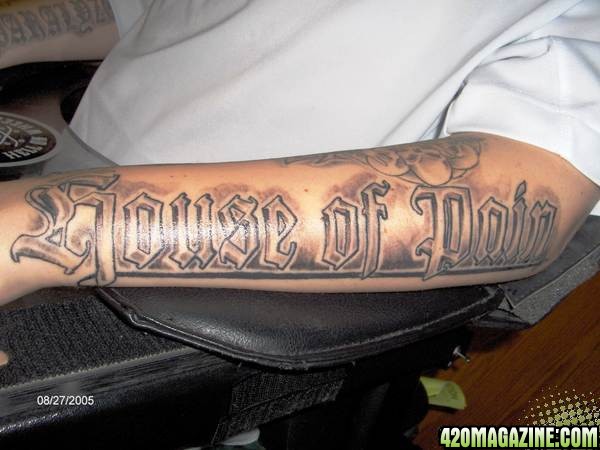 House of Pain and Cypress Hill tattoos