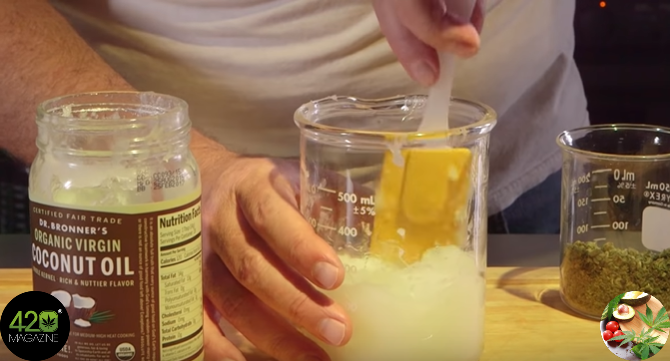 How To Make Cannabis Coconut Oil - Step 01