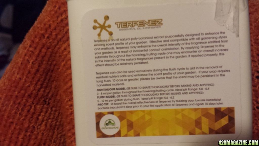 info on terpenez