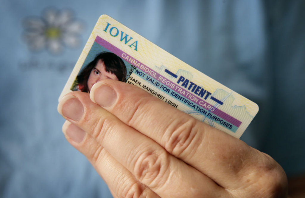 Iowa Patient Card - AP Photo