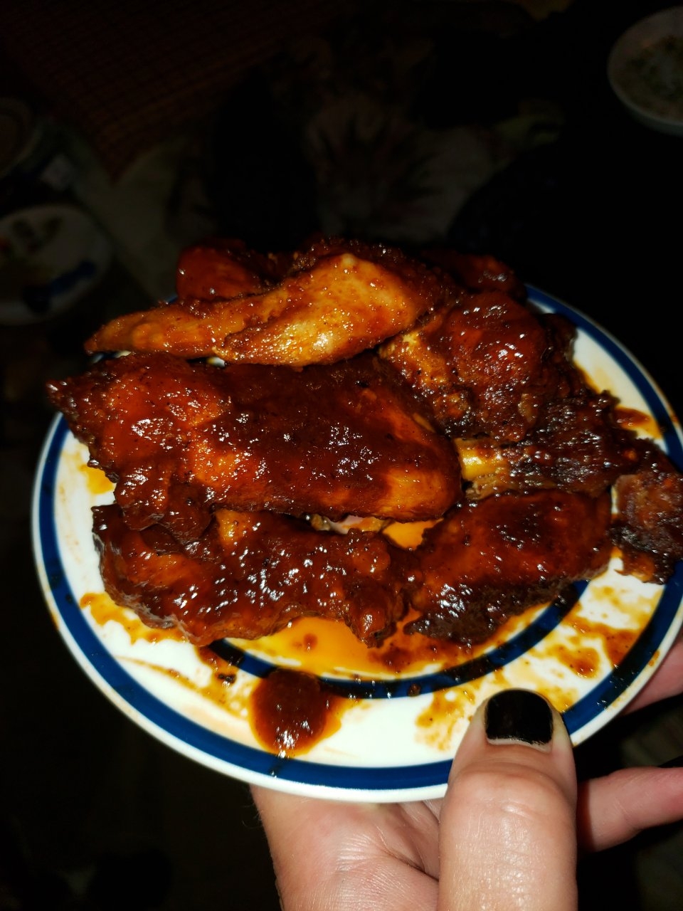 Laz's magical buffalo BBQ Wings