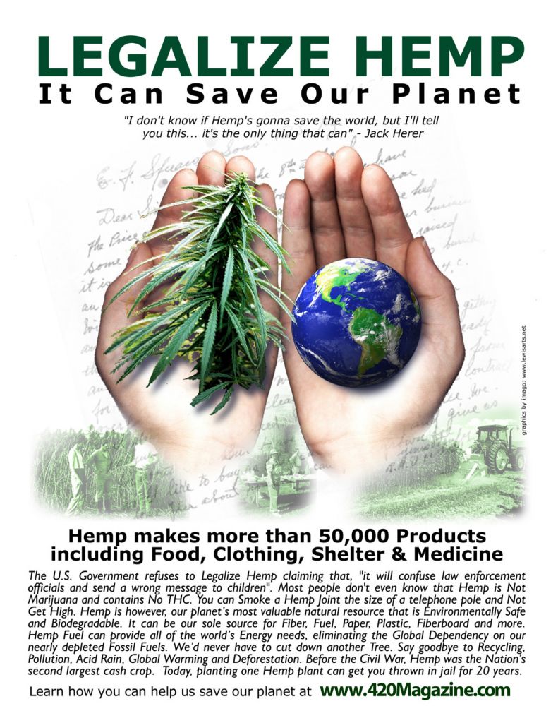 Legalize Hemp Flyer to Print Out