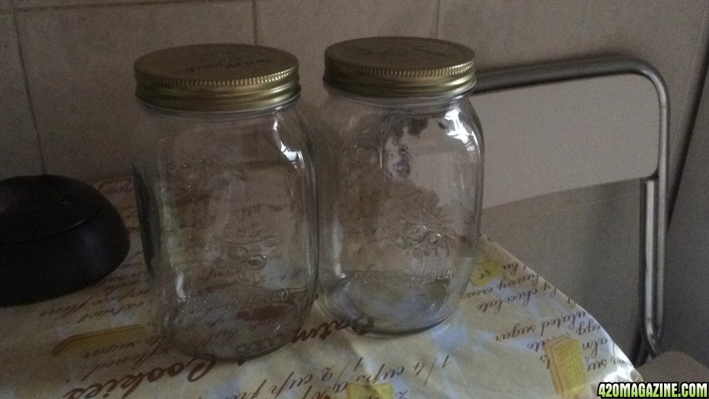 Loca curing process and mason jar